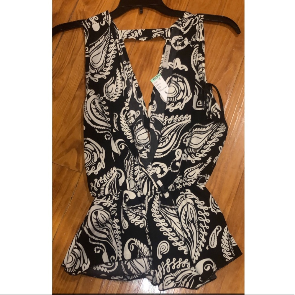 Black/white Blouse